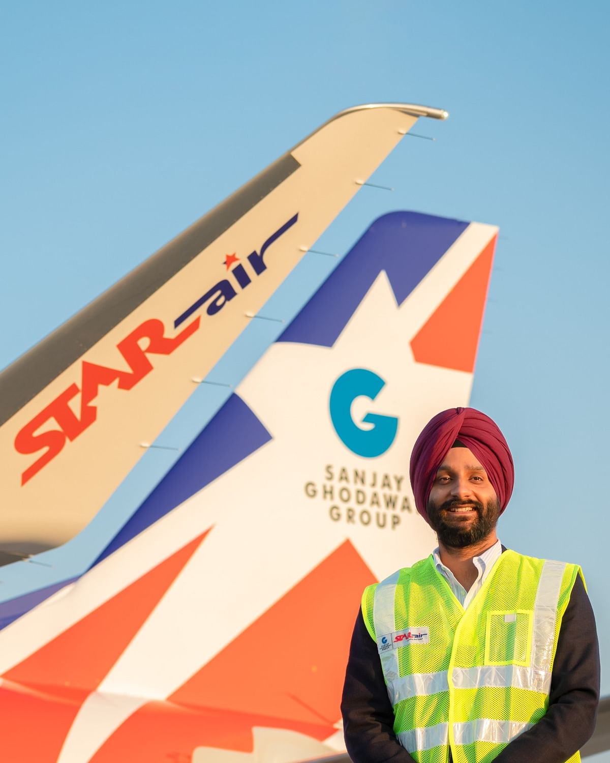 Star Air CEO Simran Singh Tiwana. 