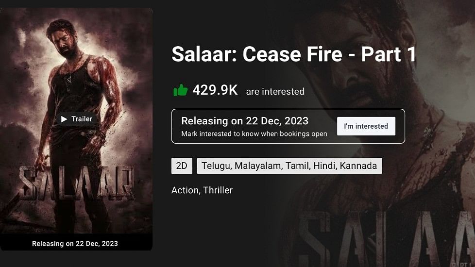 Prabhas' 'Salaar: Part 1 – Ceasefire' triumphs ahead of all as the most  awaited film!