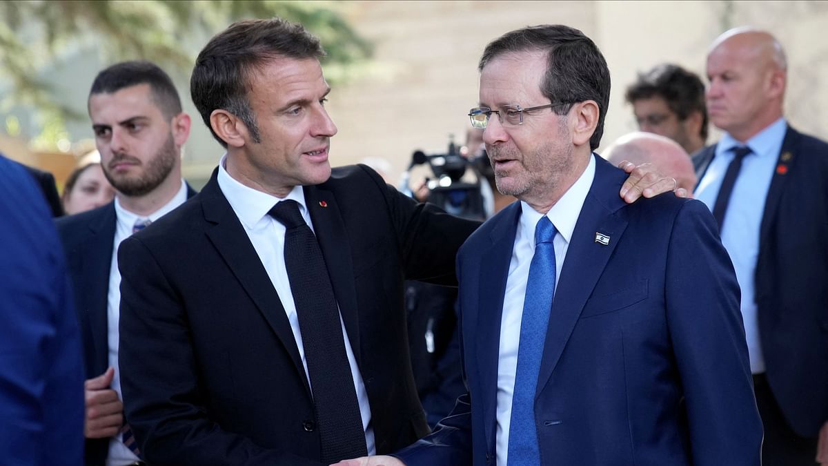 Macron says France stands 'shoulder to shoulder' with Israel