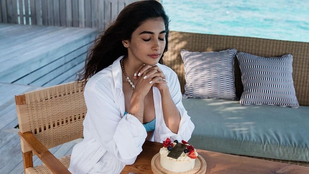 Pooja Hegde enjoys a birthday getaway in the Maldives