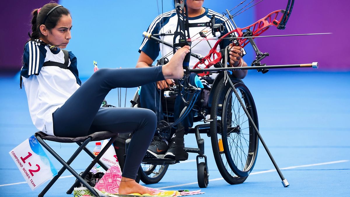 Armless archer Sheetal becomes first Indian woman to win two golds in single Asian Para Games, country's tally touches record 99