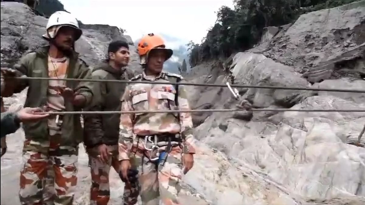ITBP rescues 56 people in North Sikkim, search continues for those missing