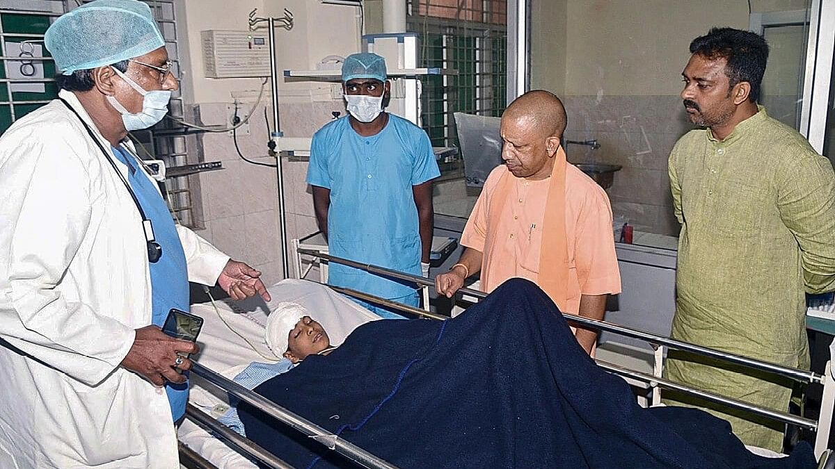 Yogi Adityanath visits 8-year-old survivor of Deoria violence in UP hospital