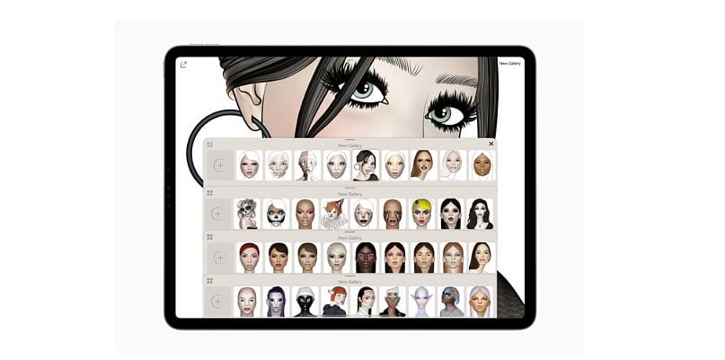 Prêt-à-Makeup app for iPad