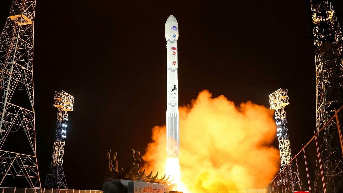 Astronomy camera captures North Korean rocket stage exploding after satellite launch