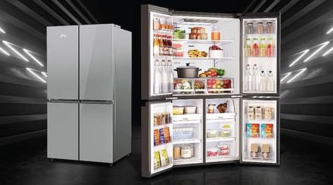 Godrej Eon Velvet 4-Door Refrigerator.