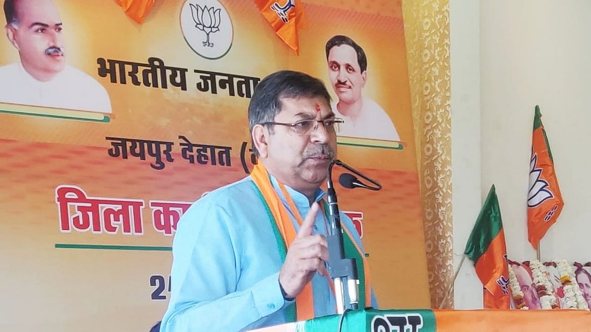 People to vote for 'double-engine' govt in Rajasthan, says BJP's Satish Poonia