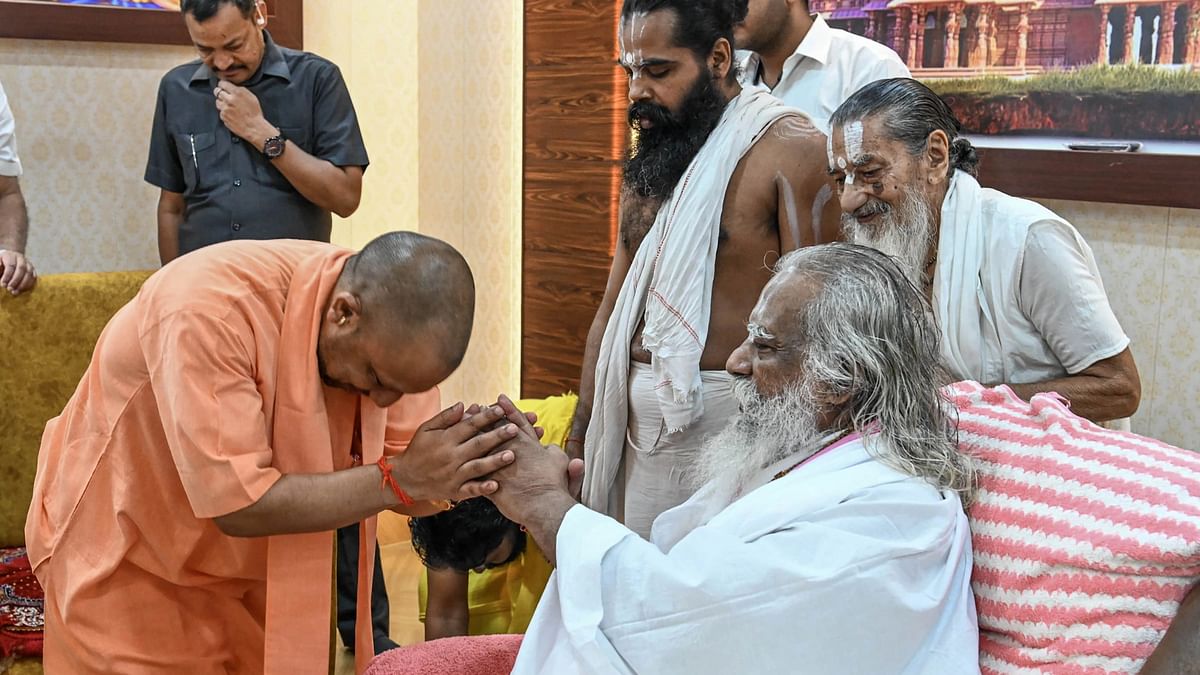 Ram Janmabhoomi Trust invites Yogi Adityanath for Ram Temple consecration