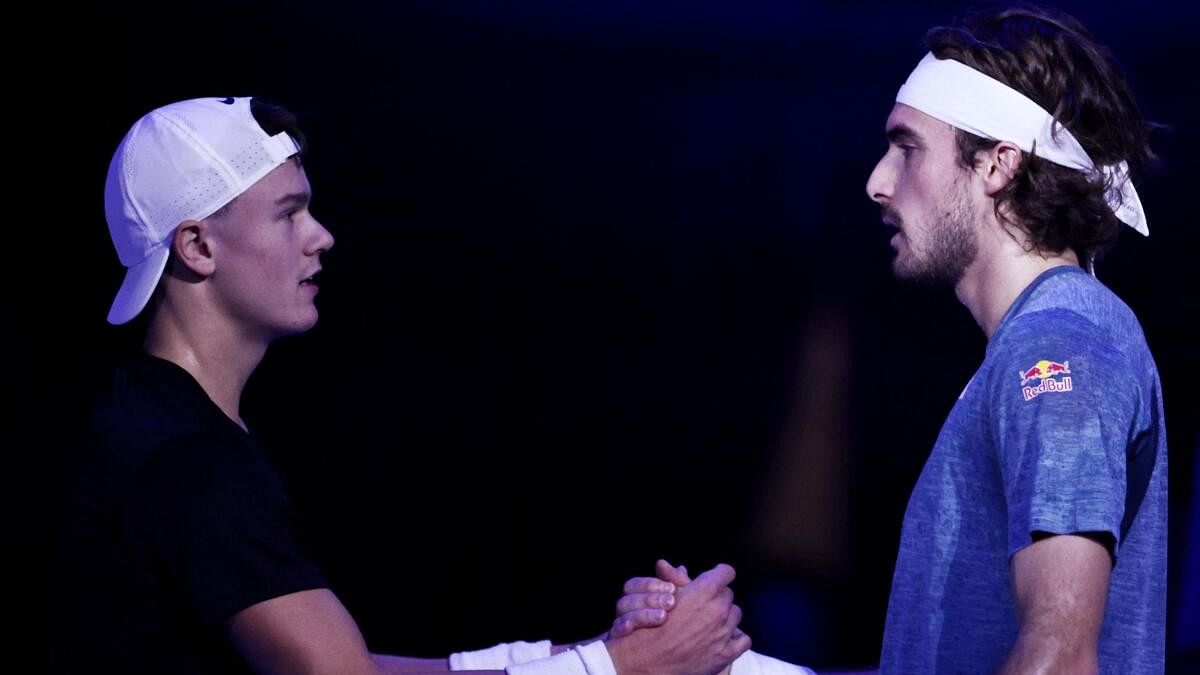 Injured Stefanos Tsitsipas quits against Holger Rune at ATP Finals