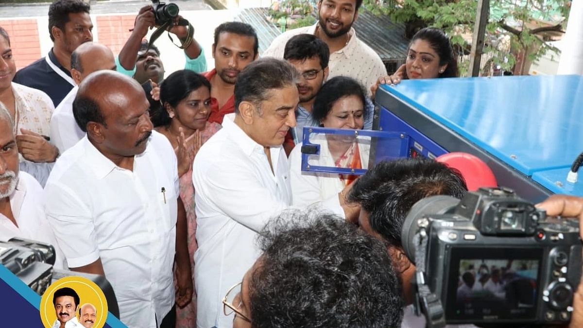 Kamal Haasan donates atmospheric water generator to children's hospital in Chennai