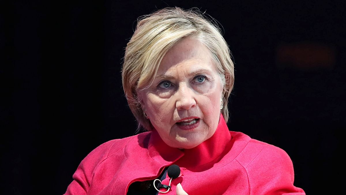 Student protesters walk out of Hillary Clinton's class at Columbia