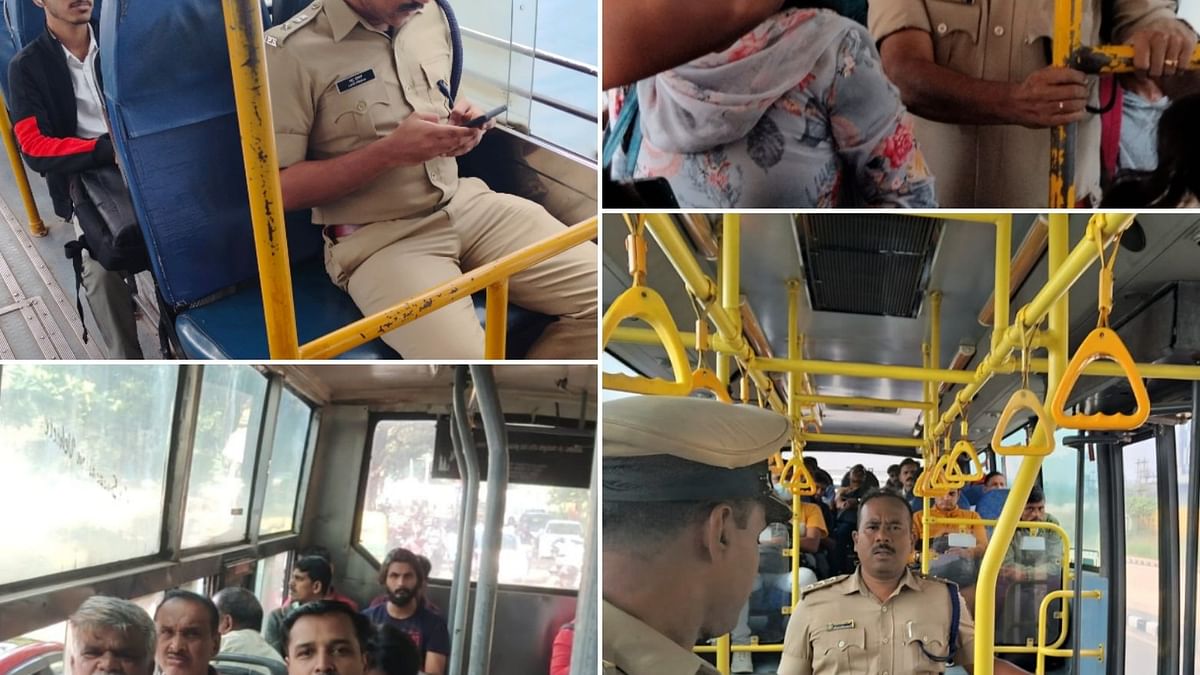Bengaluru's top cops take to public transport