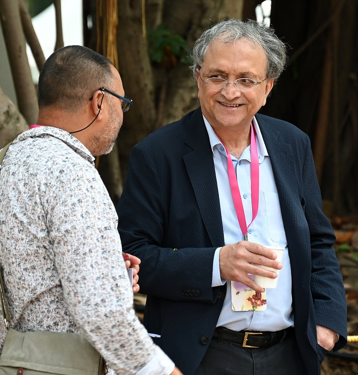 Historian author and activist Ramachandra Guha at Bangalore Literature Festival at Lalit Ashok in the city on Saturday December 03 2023.
