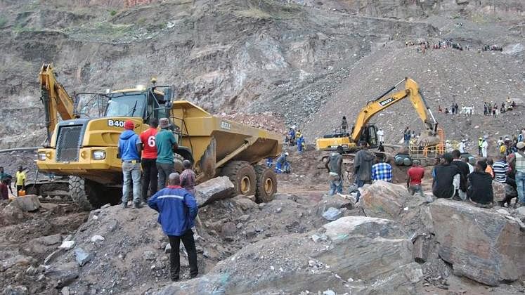 Rescuers pull out first survivor of Zambia landslide that trapped 38 miners