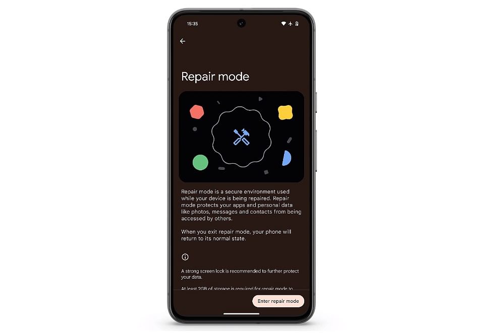 Pixel December 2023 update brings repair mode to Pixel phones.