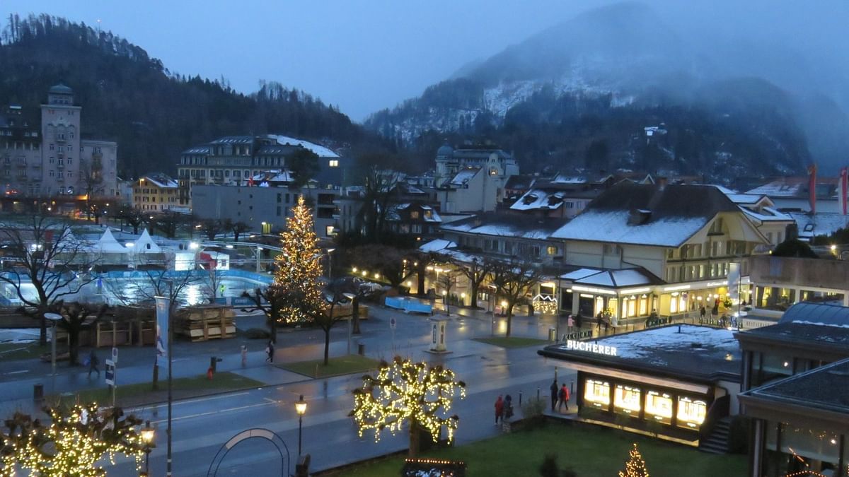 Switzerland’s enchanting
white Christmas