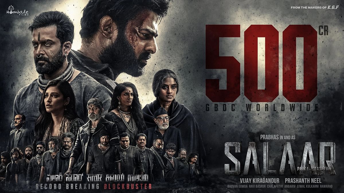 'Salaar Part 1: Ceasefire' earns over Rs 500 crore at the worldwide box office