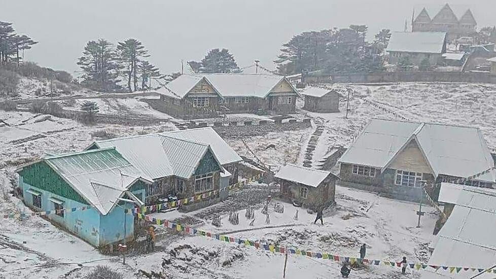 Snowfall forecast in Darjeeling district on New Year