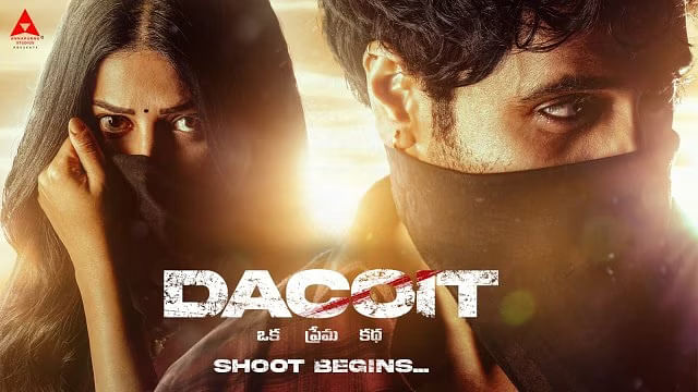 Adivi Sesh, Shruti Haasan's pan-India movie is titled 'Dacoit'