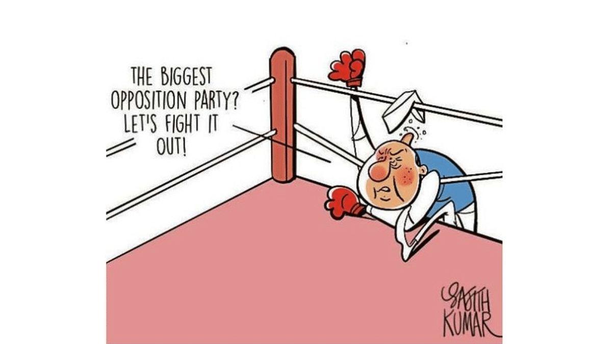 DH Toon | Post-poll fighting