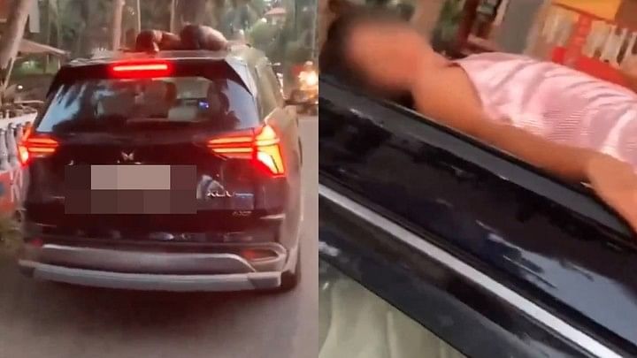 Viral video shows children sleeping on top of moving SUV; Goa cops register FIR 