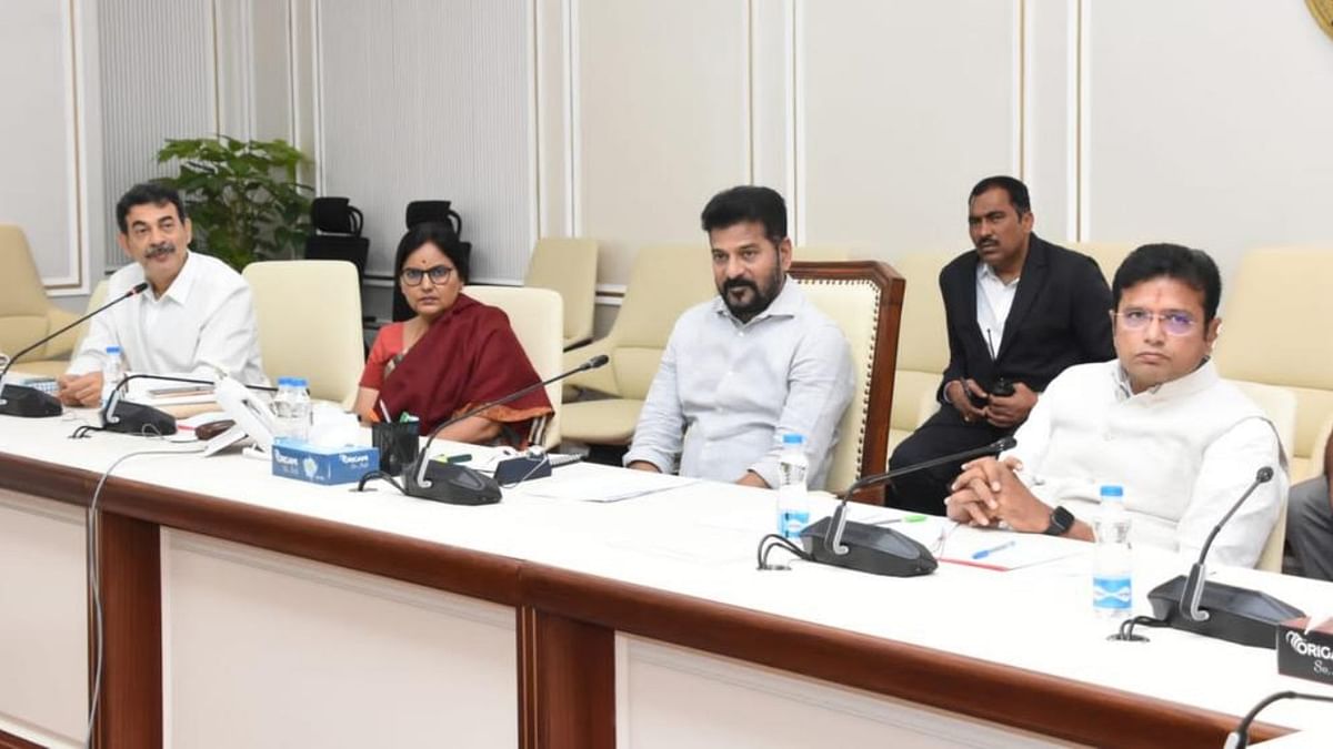 Apple supplier Foxconn officials call on CM Revanth Reddy in Hyderabad