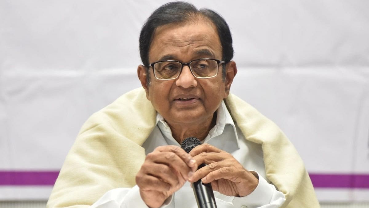 Congress leader P Chidambaram.