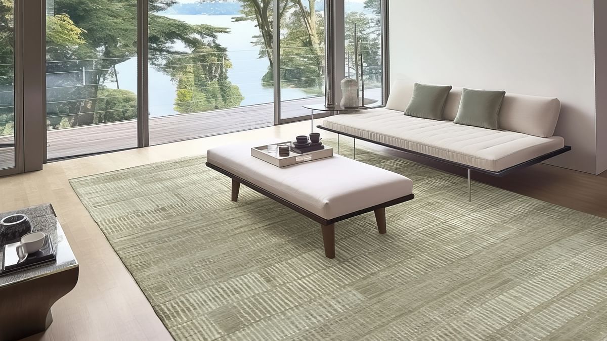 Selecting a luxury rug is an art; harmonise its hues and style with your room’s palette, creating a seamless visual symphony that enriches every design element with refined elegance.
