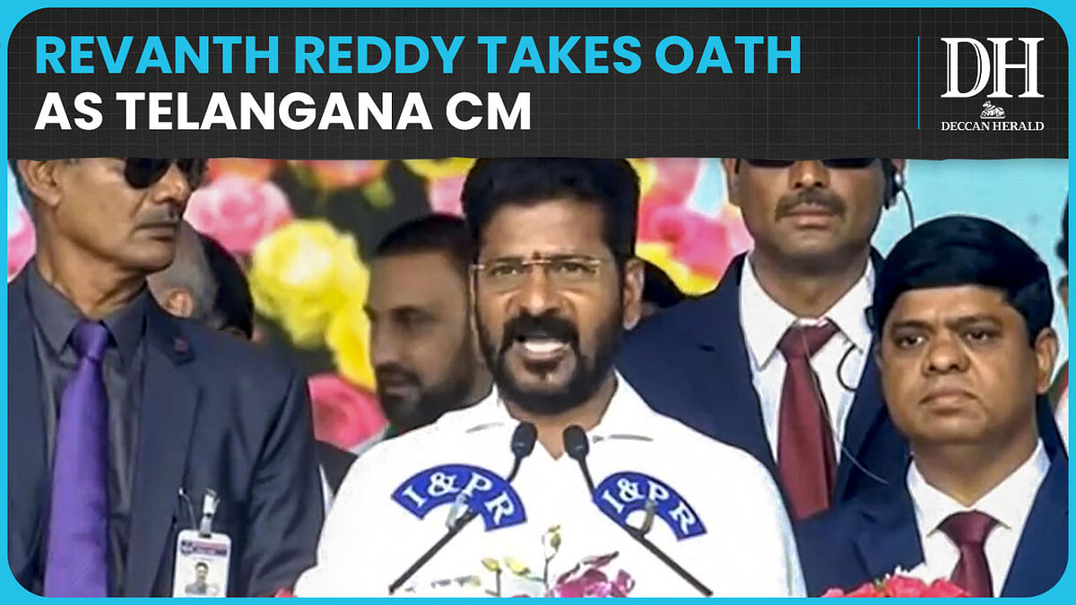 Congress leader Revanth Reddy takes oath as second Chief Minister of Telangana