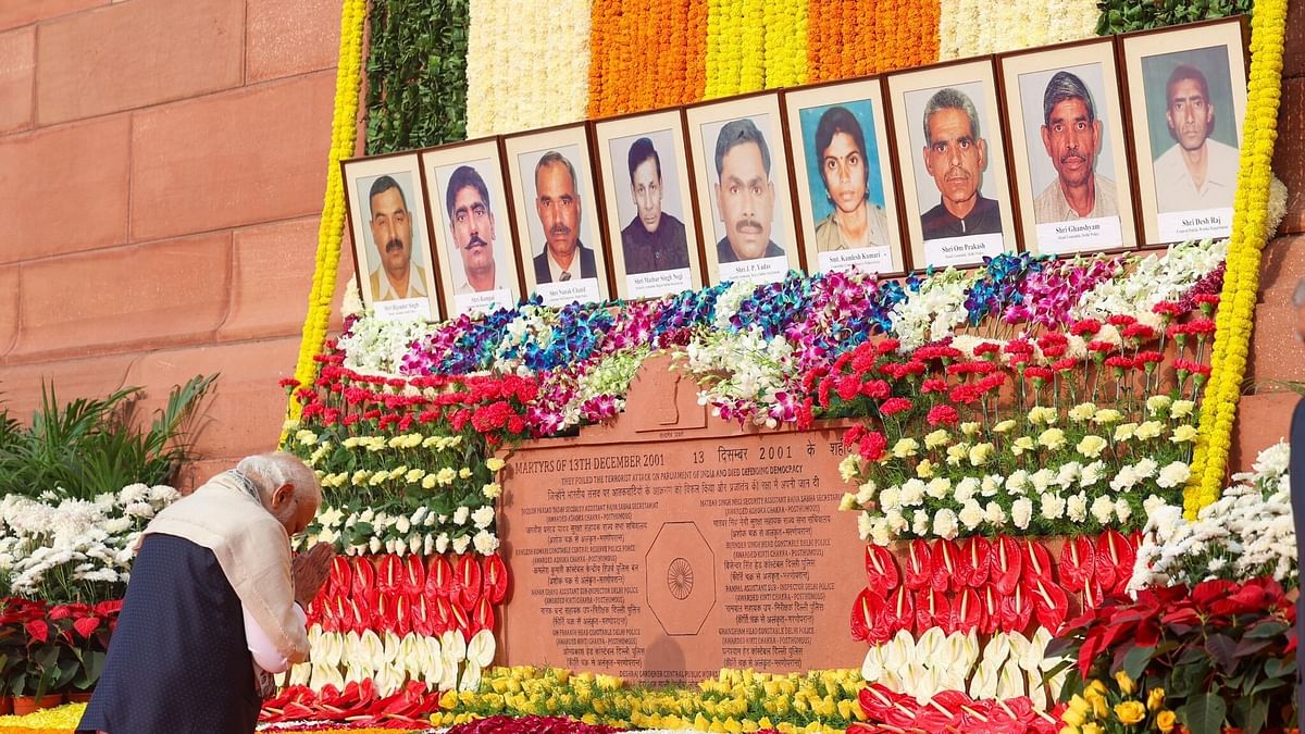Modi, Shah, and others pay tribute to fallen jawans, on 22 years of Parliament attack