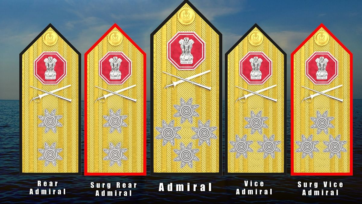Navy unveils new Shivaji-inspired epaulettes for admirals