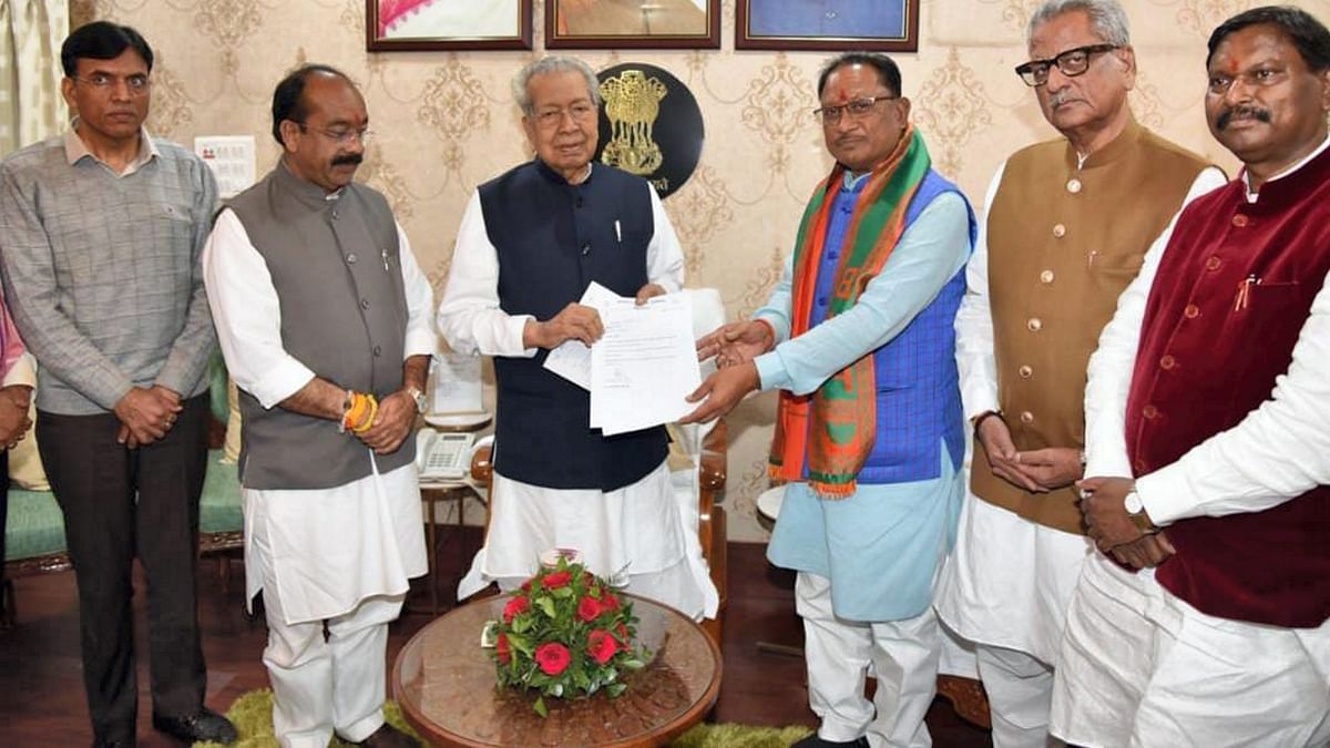 Chhattisgarh Governor invites BJP legislative party leader Vishnu Deo Sai to form govt