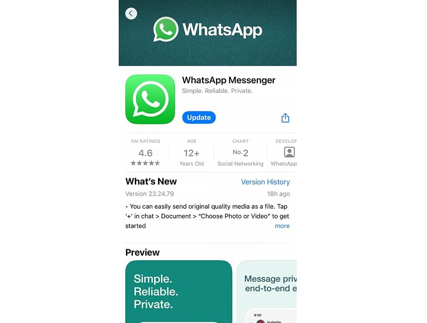 WhatsApp users can now share 