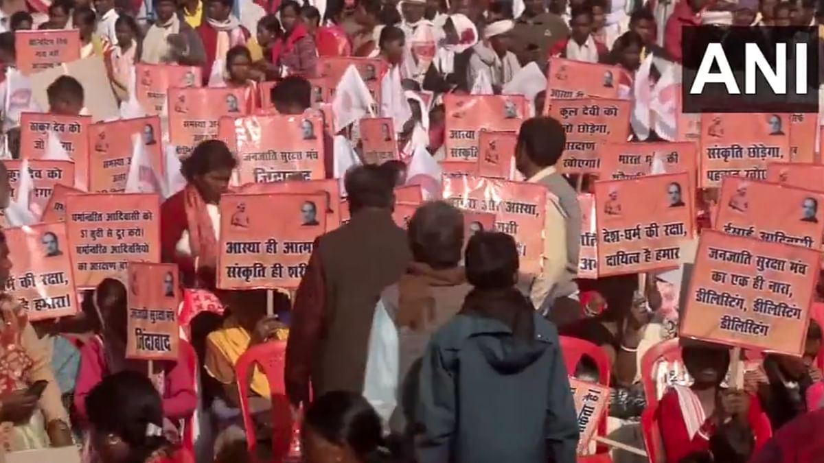 Outfit takes out rally demanding 'delisting' of converted tribals from ST list in Jharkhand