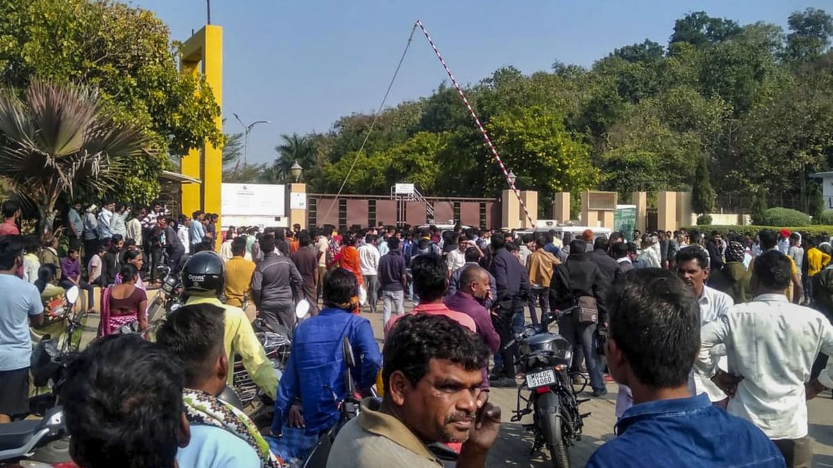 Angry locals, kin of workers block road near blast-hit factory in Nagpur