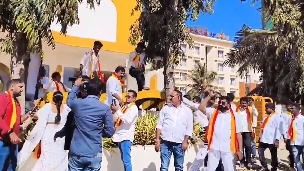 'If you ignore our language...': Activists damage signboards in Bengaluru for not using Kannada