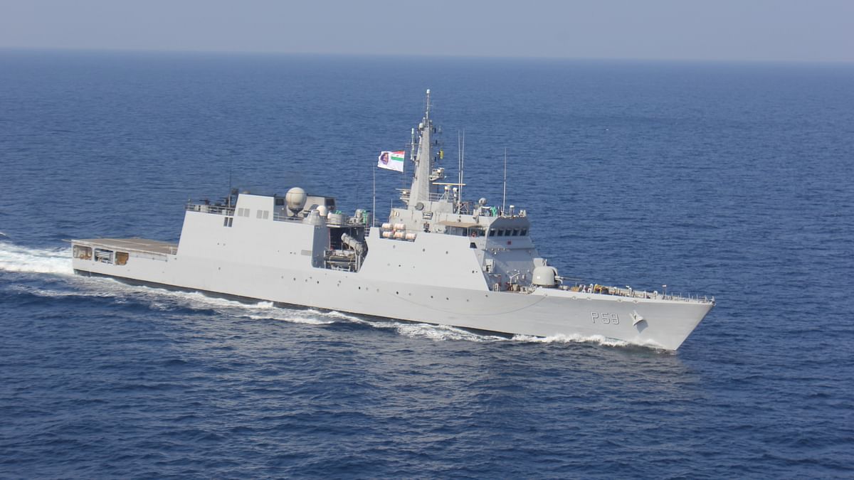 Navy warship INS Sumitra on a visit to Kolkata