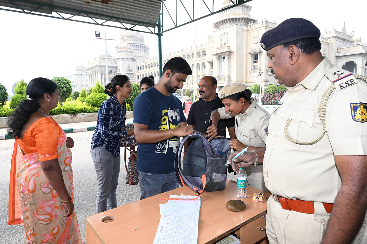 Police check visitors