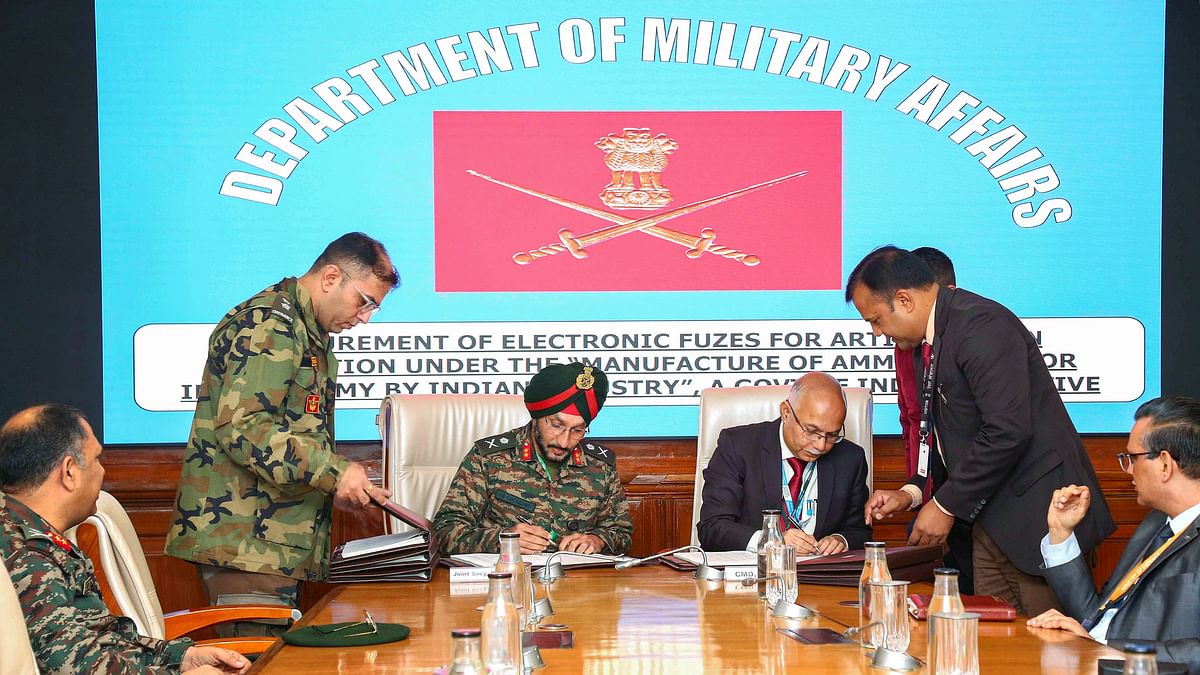 Defence ministry signs deal with BEL worth over Rs 5,300 crore