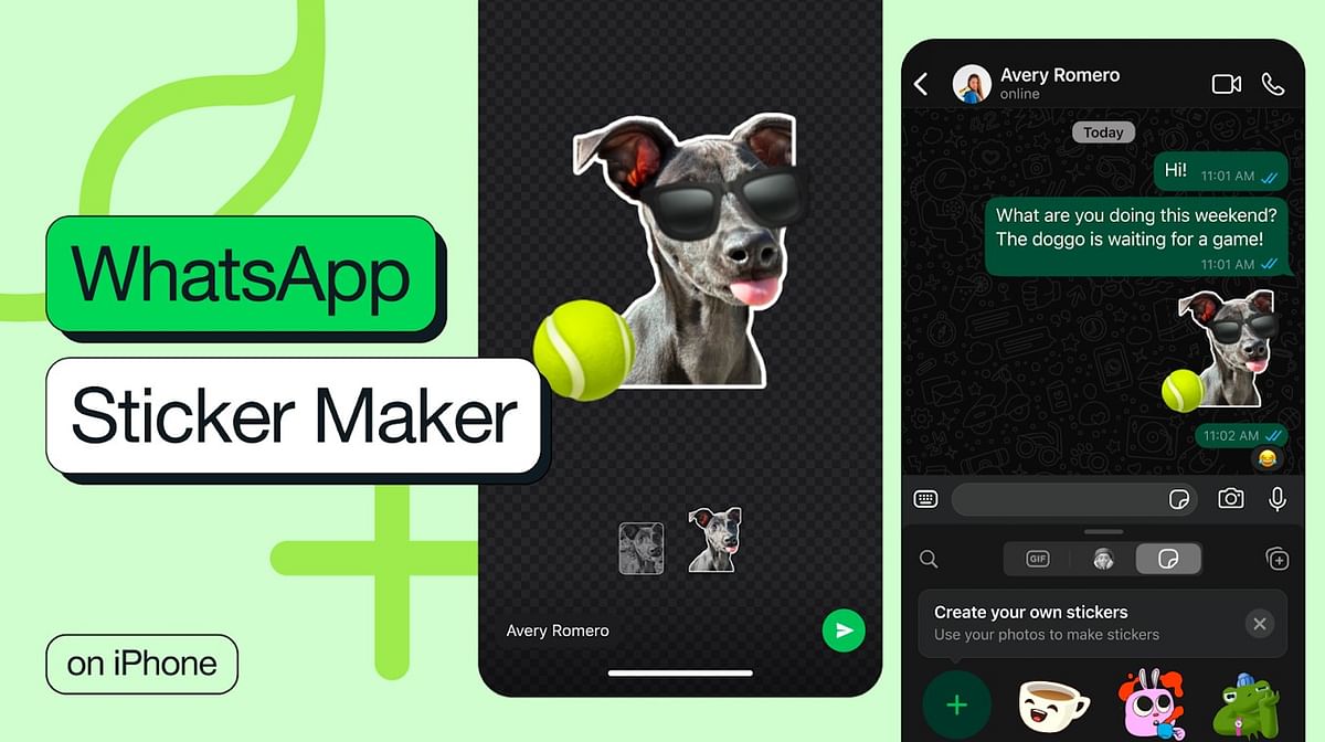The new sticker creator tool comes to WhatsApp for iPhones.