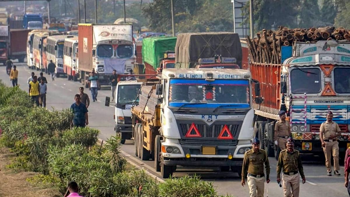 5 lakh vehicles affected amid truck drivers' strike in MP