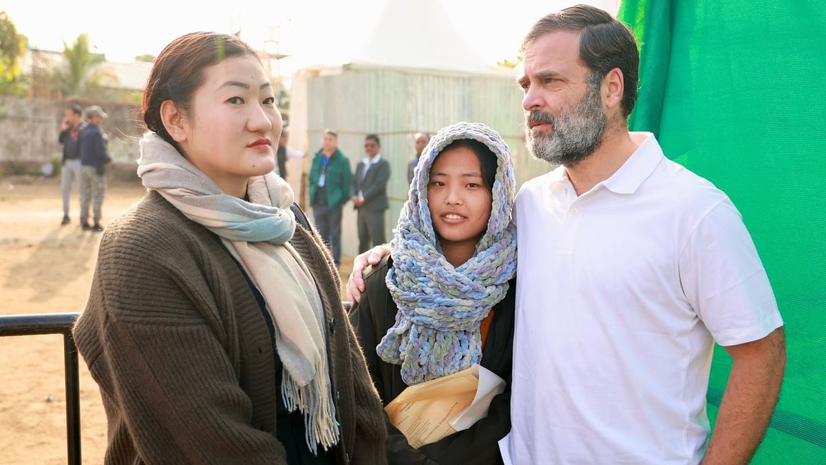 Rahul Gandhi meets Arunachal woman whose father-in-law was 'abducted' by China's PLA