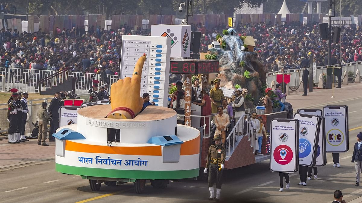 Republic Day parade: Election Commission tableau showcases India as 'Mother of Democracy'