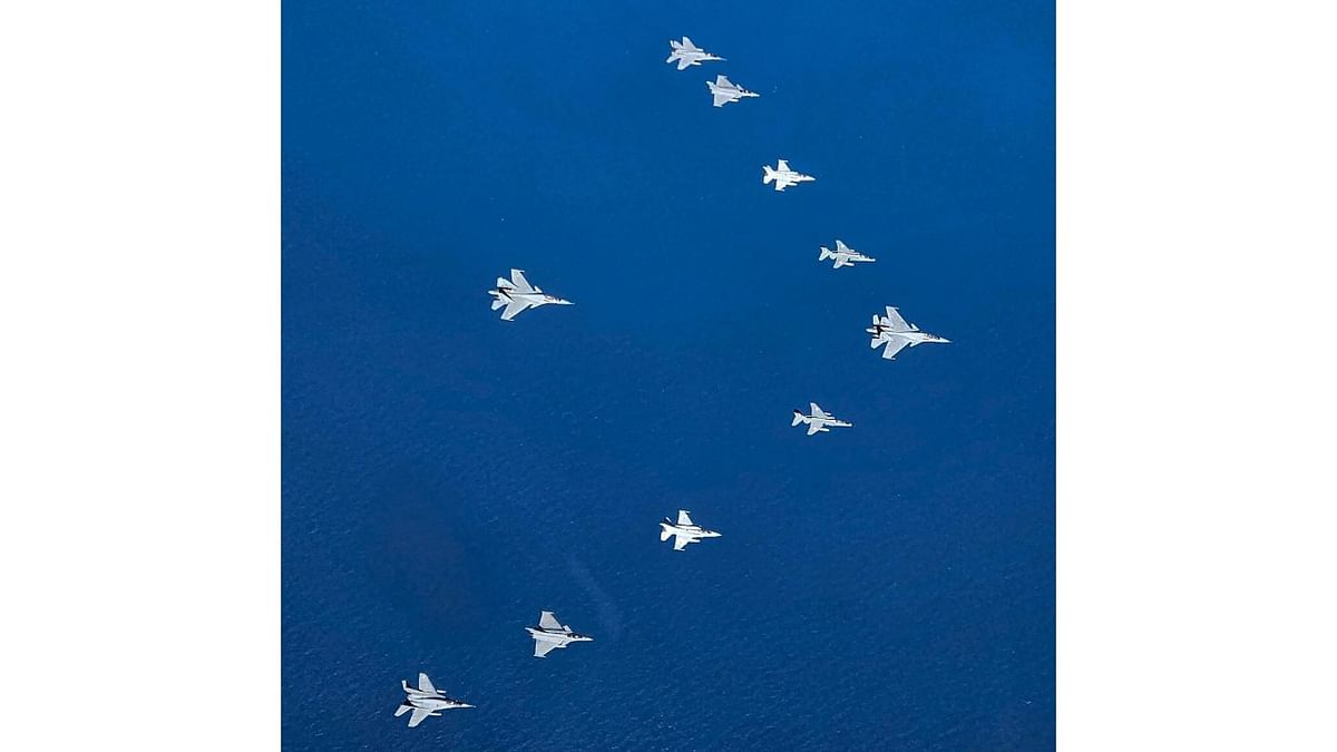 India, France, UAE conduct mega air exercise over Arabian Sea