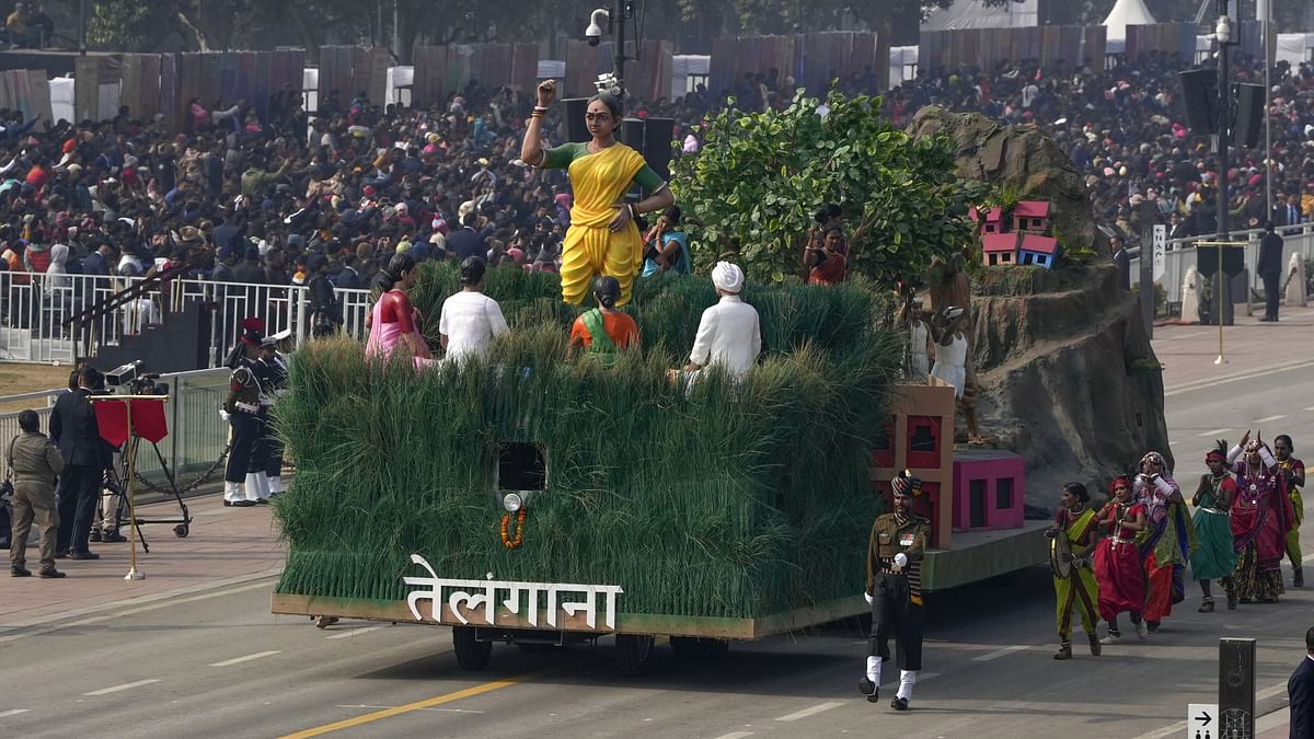 Republic Day parade: Telangana's  tableau honours legacy of tribal freedom fighters, grassroots democracy
