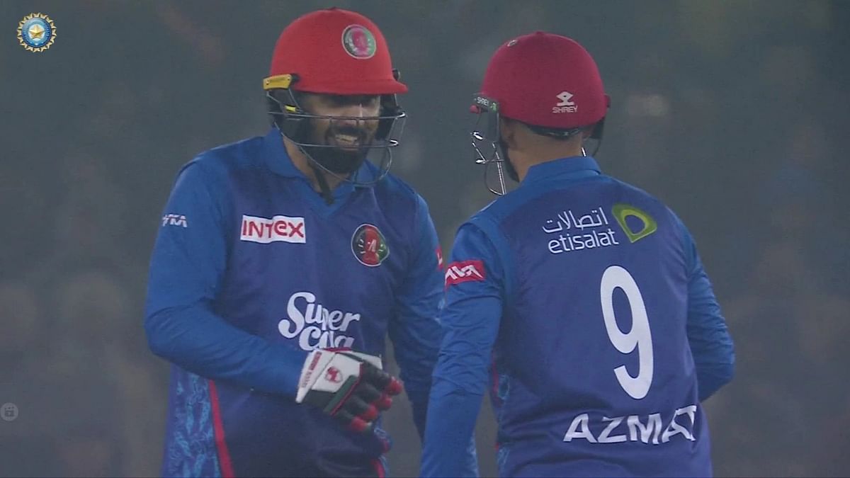 Afghanistan make 158/5 against India in first T20I