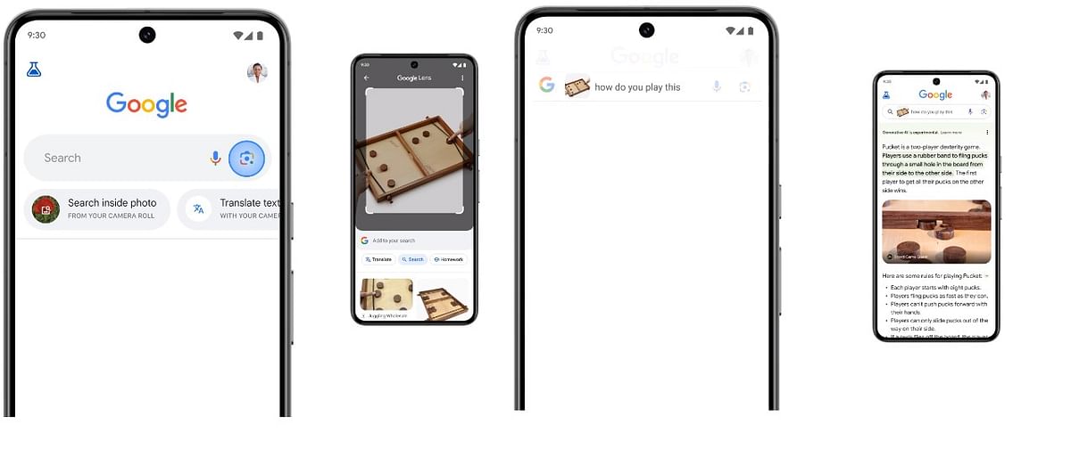 Multisearch feature on Google Lens mode.