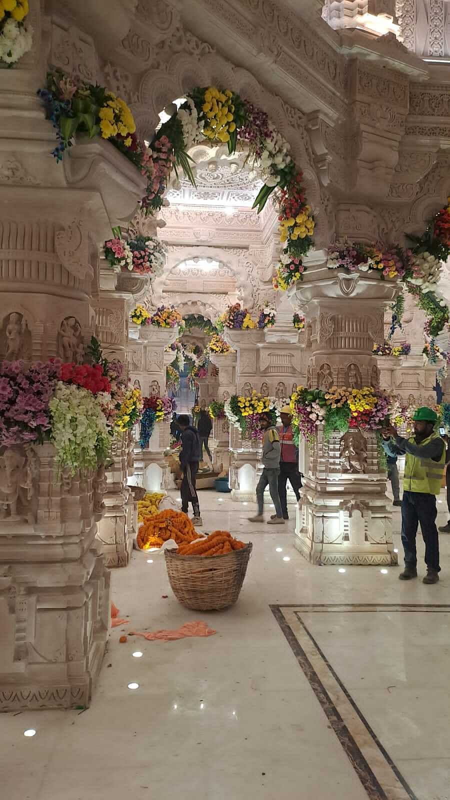 Interior of the Ram temple. 