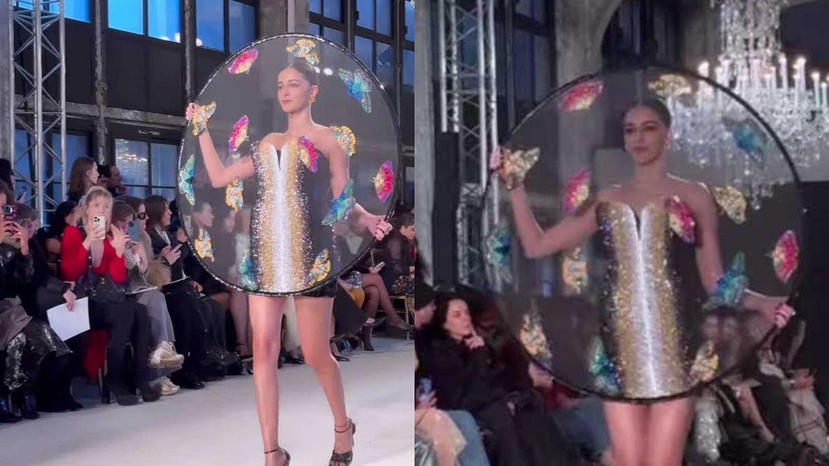 Ananya Panday makes runway debut at Paris Couture Week, walks ramp for Rahul Mishra