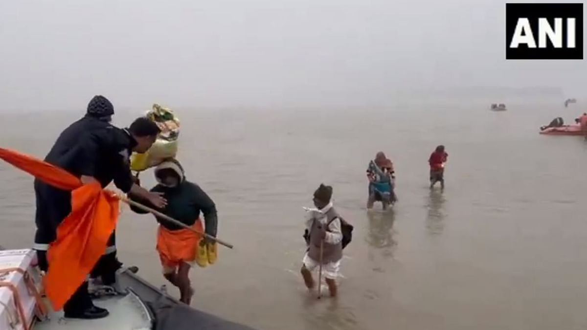 Coast Guard rescues 140 pilgrims after boat runs aground amid thick fog in Bengal's Gangasagar